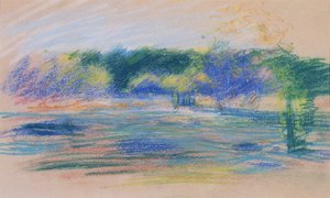 Landscape with view of forest
